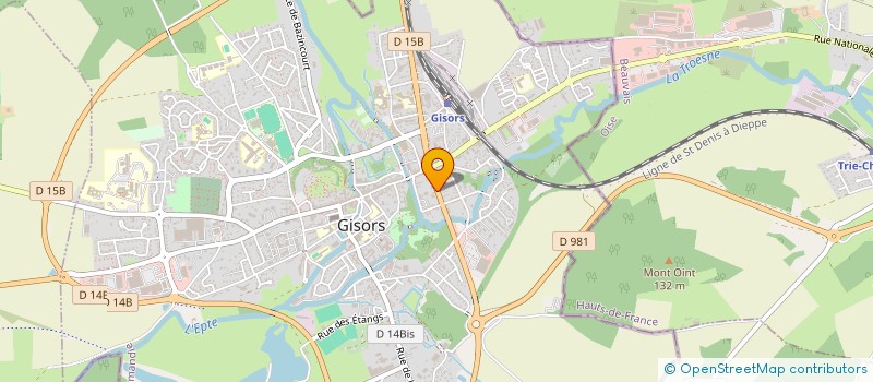 localisation de l'entreprise FORMAT ADAPT INITIAT REINSERTION ECONOMI à GISORS