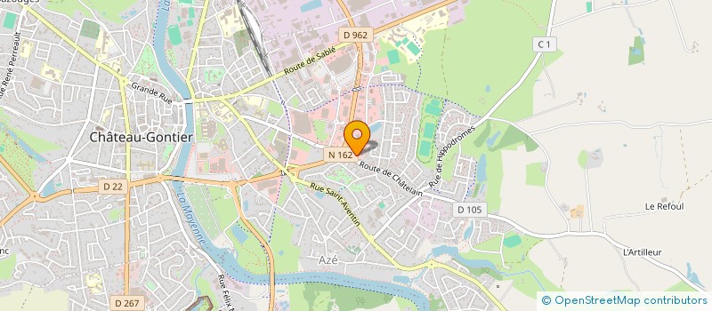 localisation de l'entreprise FORMAT CONDUITE HOME  CHATEAU-GONTIER-SUR-MAYENNE