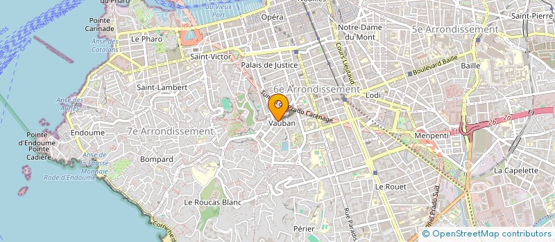 localisation de l'entreprise FORMAT CONSULT HYGIENE SECU ENVIRON  MARSEILLE