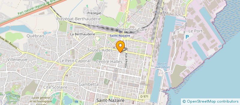 localisation de l'entreprise FORMAT DOG à SAINT-NAZAIRE
