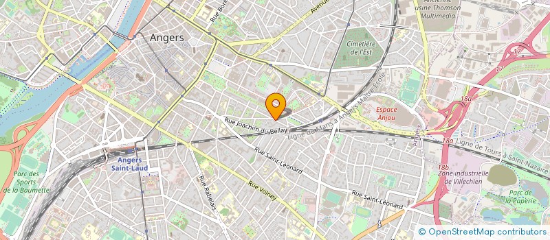localisation de l'entreprise FORMAT DROIT à ANGERS