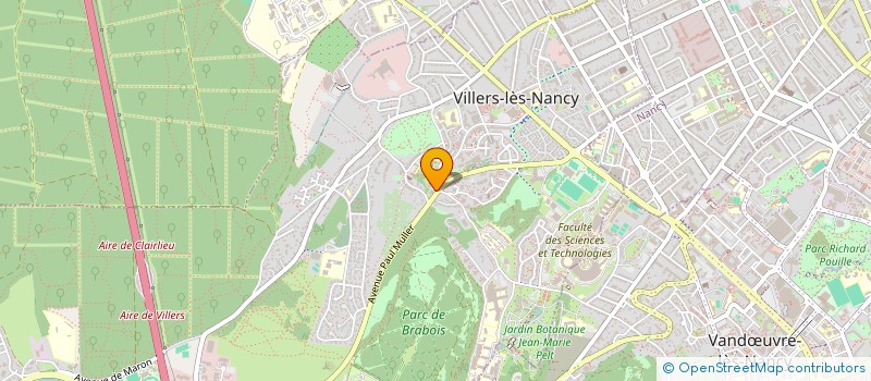 localisation de l'entreprise FORMAT'EST  VILLERS-LES-NANCY