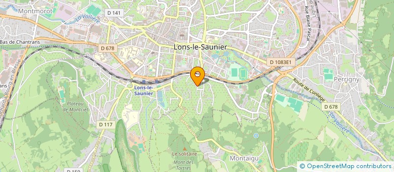 localisation de l'entreprise FORMAT ETUDE RECHERCH AIDE INSER SOCIALE à LONS-LE-SAUNIER