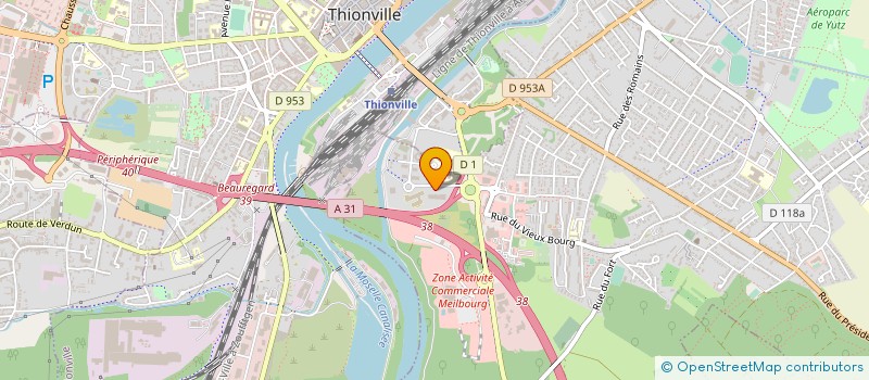 localisation de l'entreprise FORMAT EXPO FRANCE  THIONVILLE