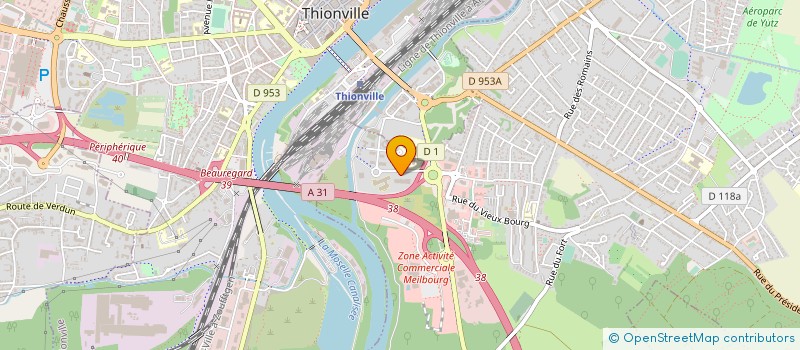 localisation de l'entreprise FORMAT IMMO FRANCE à THIONVILLE