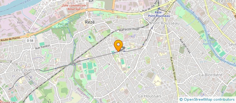 localisation de l'entreprise FORMAT MEDIC CONTINUE NANTES SUD LOIRE à REZE