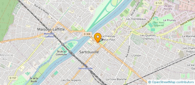 localisation de l'entreprise FORMAT MEDICO CHIRURGIC SARTROUVILLE ML à SARTROUVILLE