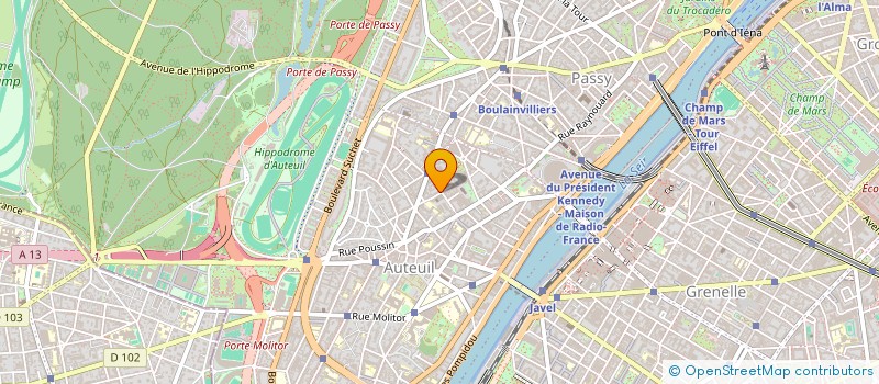 localisation de l'entreprise FORMAT ORGANIS RECRUTEM SERVICE PSYCHO à PARIS