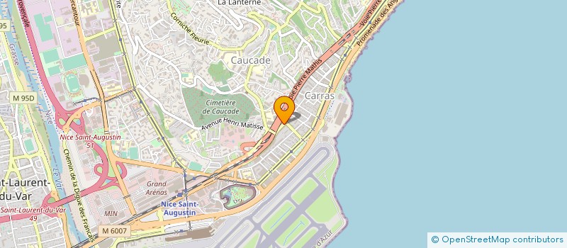 localisation de l'entreprise FORMAT ORIENT RECHERCHE MULTILANGUES à NICE