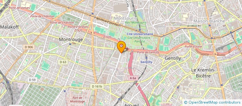 localisation de l'entreprise FORMAT PAYSAGE  GENTILLY