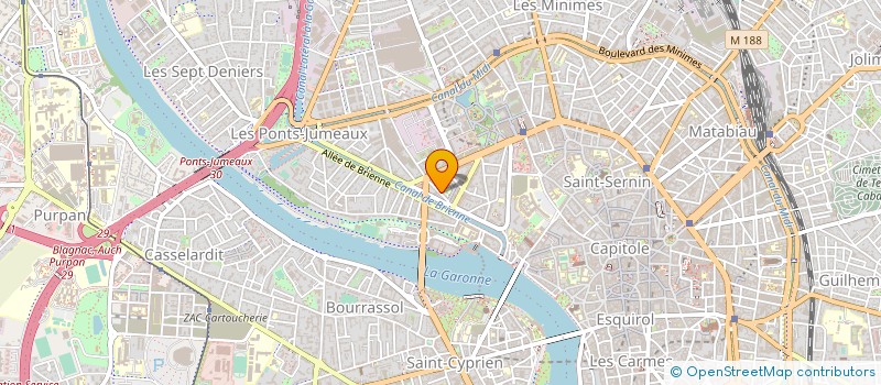 localisation de l'entreprise FORMAT RECH SANTE MENTALE INFANTO-JUVENI à TOULOUSE