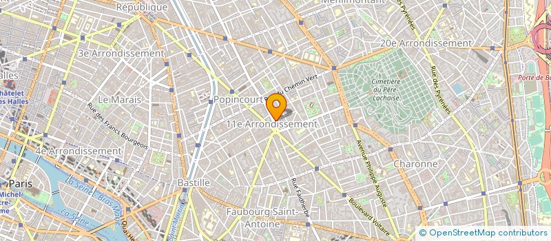 localisation de l'entreprise FORMAT SANTE ANIMALE AUXIL VETERINAIRE à PARIS