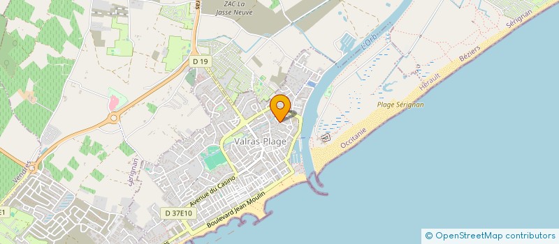 localisation de l'entreprise FORMAT3K  VALRAS-PLAGE