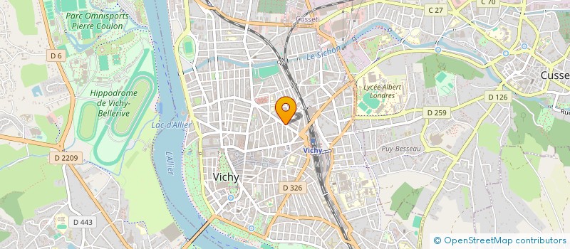 localisation de l'entreprise FORMATCOM à VICHY