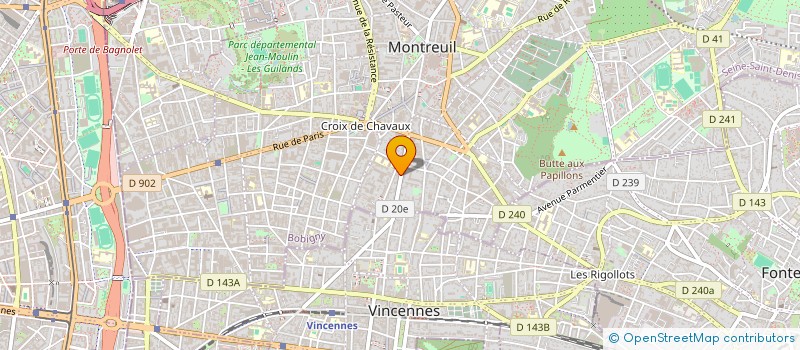 localisation de l'entreprise FORMATEC à MONTREUIL