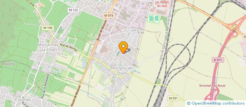 localisation de l'entreprise FORMATEC  PERRIGNY-LES-DIJON