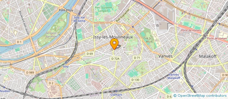 localisation de l'entreprise FORMATECH à ISSY-LES-MOULINEAUX