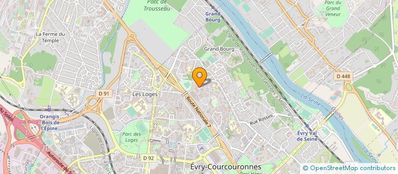 localisation de l'entreprise FORMATECH PLUS à EVRY-COURCOURONNES