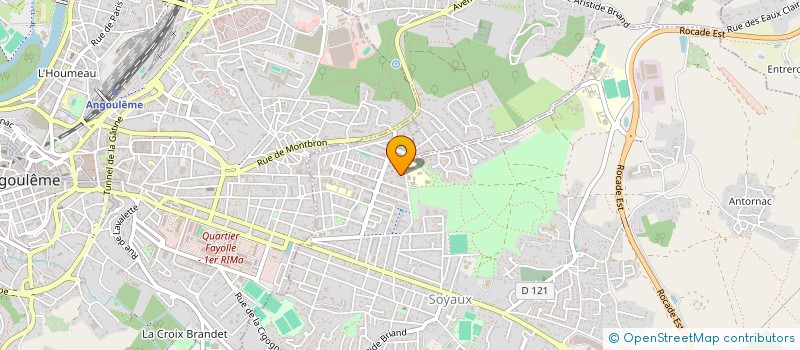 localisation de l'entreprise FORMATERRA 16 à SOYAUX