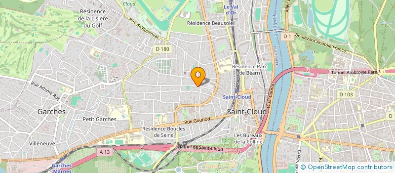 localisation de l'entreprise FORMATEURS ASSOCIES à SAINT-CLOUD