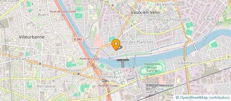 localisation de l'entreprise FORMATEURS RIEN A VOIR  VAULX-EN-VELIN