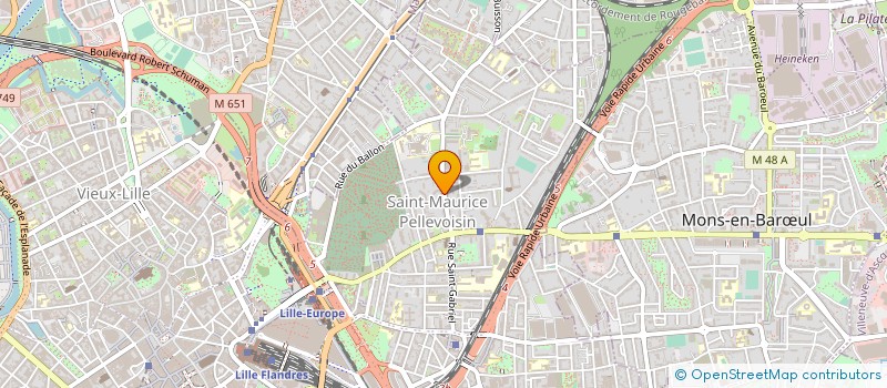 localisation de l'entreprise FORMATH à LILLE