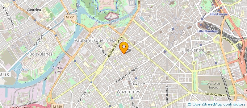 localisation de l'entreprise FORMATHON à LILLE