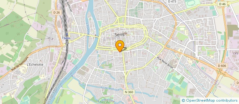 localisation de l'entreprise FORMATIC à SENS