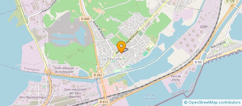 localisation de l'entreprise FORMATICK à FRONTIGNAN