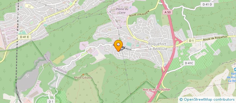 localisation de l'entreprise FORMATIK SERVICES à ROQUEFORT-LA-BEDOULE