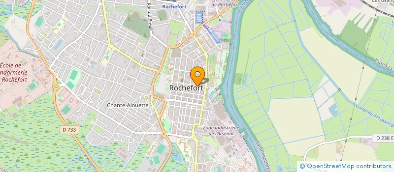 localisation de l'entreprise FORMATION 17  ROCHEFORT