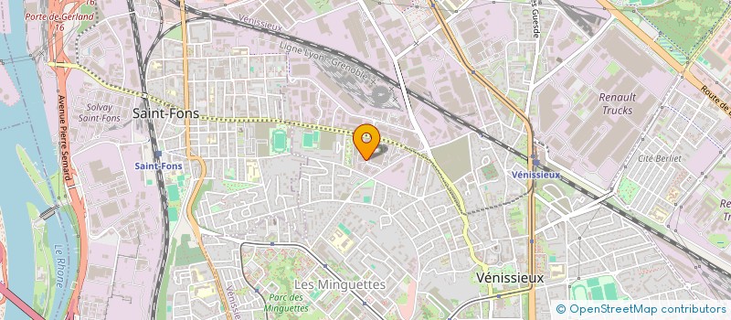 localisation de l'entreprise FORMATION 2M  VENISSIEUX