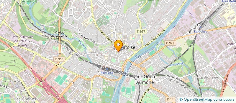 localisation de l'entreprise FORMATION 365 à PONTOISE