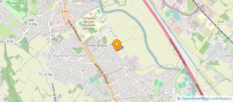 localisation de l'entreprise FORMATION A LA GESTION FORESTIERE DE MIDI PYRENEES  AUZEVILLE-TOLOSANE