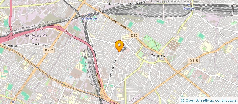 localisation de l'entreprise FORMATION A LA POINTE à DRANCY