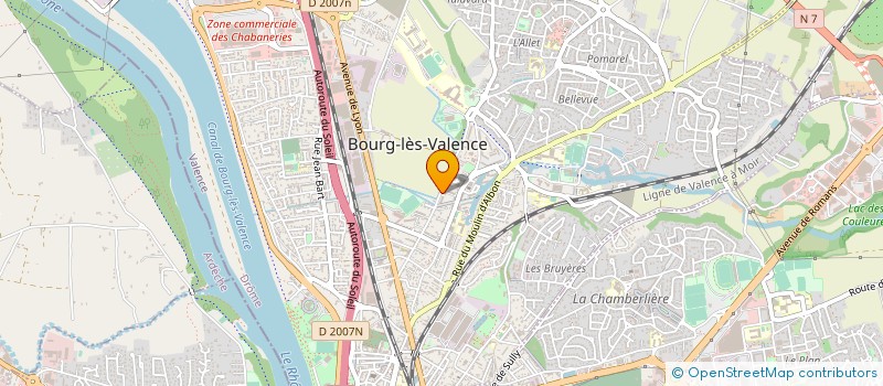 localisation de l'entreprise FORMATION ANIMATION EN RELATION HUMAINE à BOURG-LES-VALENCE