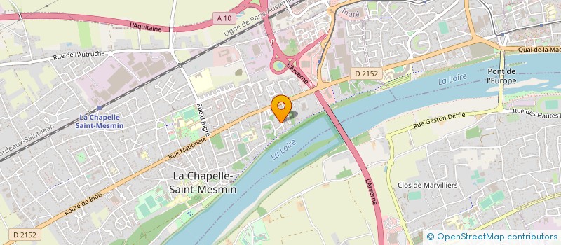 localisation de l'entreprise FORMATION ARTISTIQUE OSUCCESS à LA CHAPELLE-SAINT-MESMIN