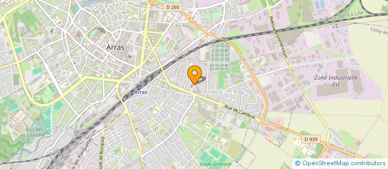 localisation de l'entreprise FORMATION ASSISTANCE CONSEIL à ARRAS
