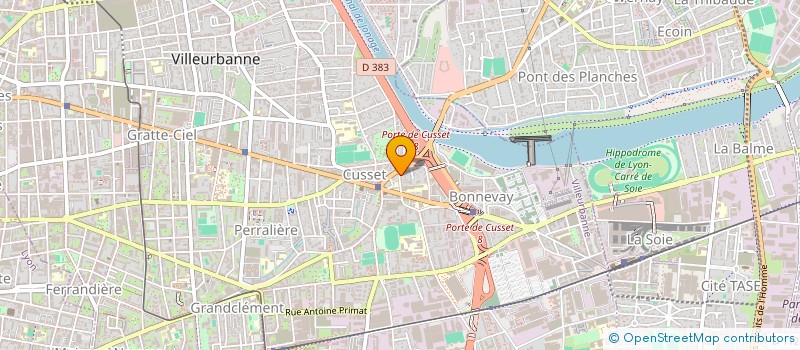 localisation de l'entreprise FORMATION ASSISTANCE SECURITE ANIMATION  VILLEURBANNE