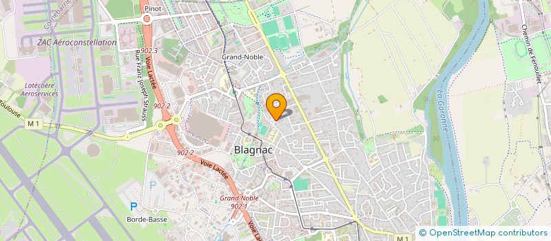 localisation de l'entreprise FORMATION ASSISTEE NOUVELLES TECHNIQUES à BLAGNAC