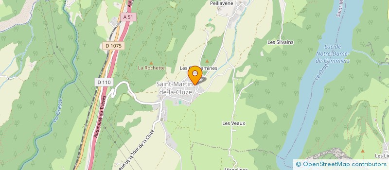 localisation de l'entreprise FORMATION AUDIT CONSEIL INGENIERIE  SAINT-MARTIN-DE-LA-CLUZE