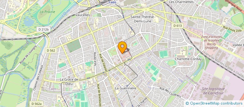 localisation de l'entreprise FORMATION AUX PREMIERS SECOURS 14 à CAEN