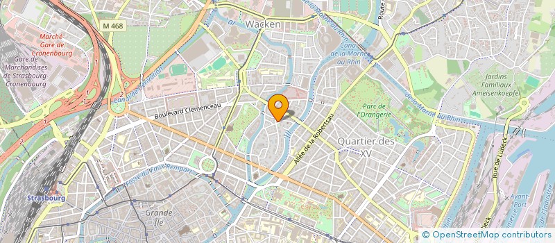localisation de l'entreprise FORMATION AVENIR à STRASBOURG