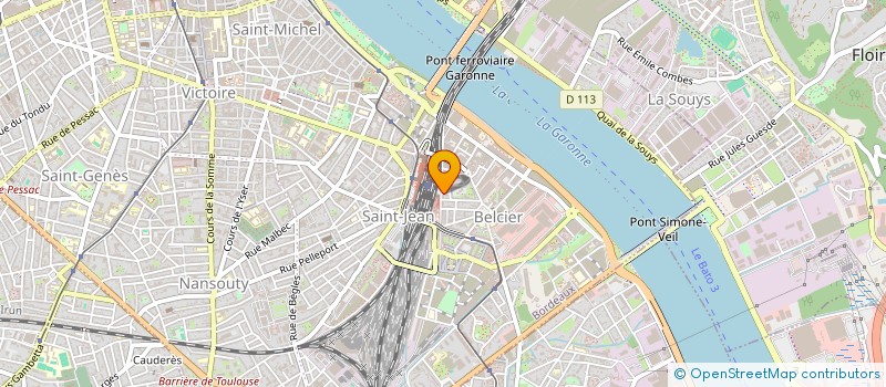 localisation de l'entreprise FORMATION B  BORDEAUX