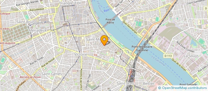 localisation de l'entreprise FORMATION & BD à BORDEAUX