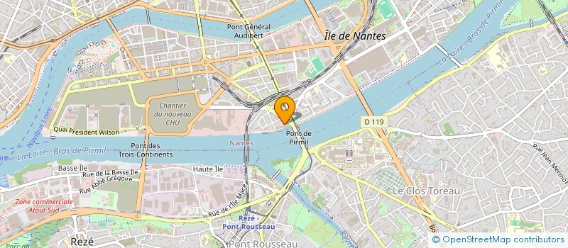 localisation de l'entreprise FORMATION BEAULIEU ECAM à NANTES