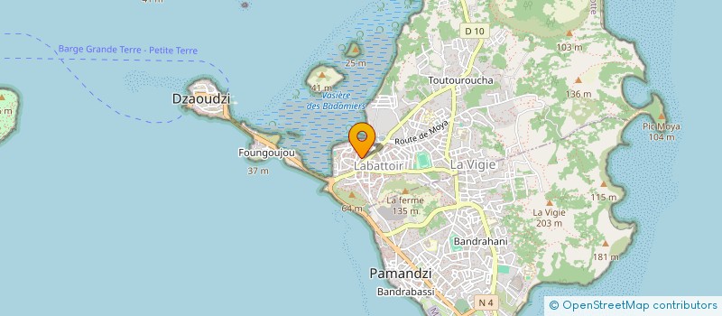 localisation de l'entreprise FORMATION BOURA SAANTI à DZAOUDZI