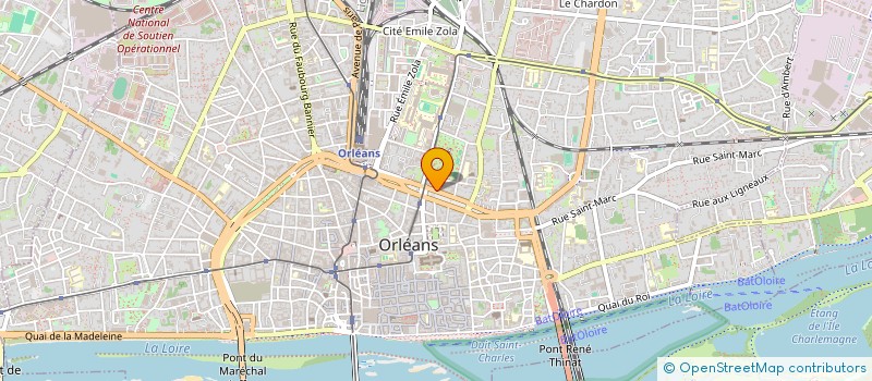 localisation de l'entreprise FORMATION CENTRE FORCE à ORLEANS