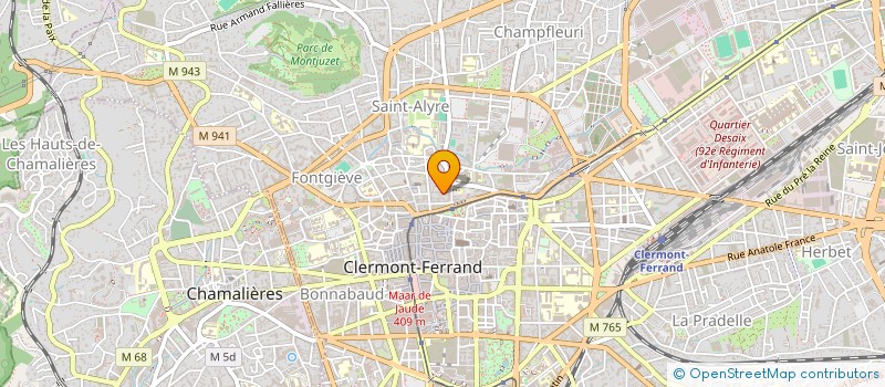 localisation de l'entreprise FORMATION CENTRE FRANCE  CLERMONT-FERRAND