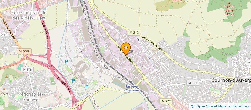 localisation de l'entreprise FORMATION CHAUDRONNERIE SERVICES  COURNON-D'AUVERGNE